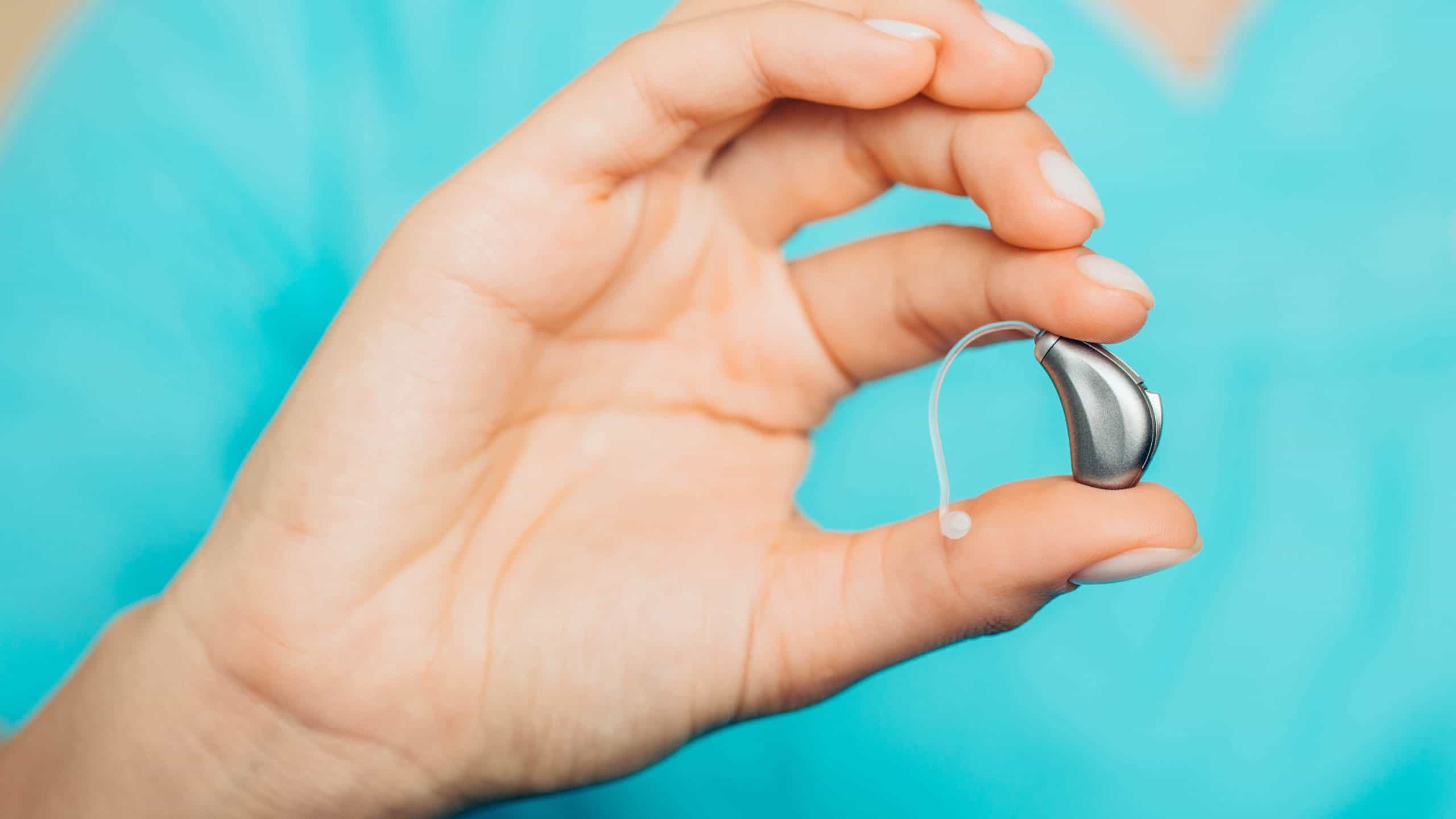 Close Up Of A Hearing Aid